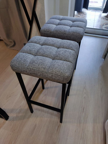 Барный стул Лофт катания лаванда / белый матовый фото покупателя 187