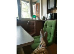 Стул на металлокаркасе Чилли горчичный / белый фото покупателя 631