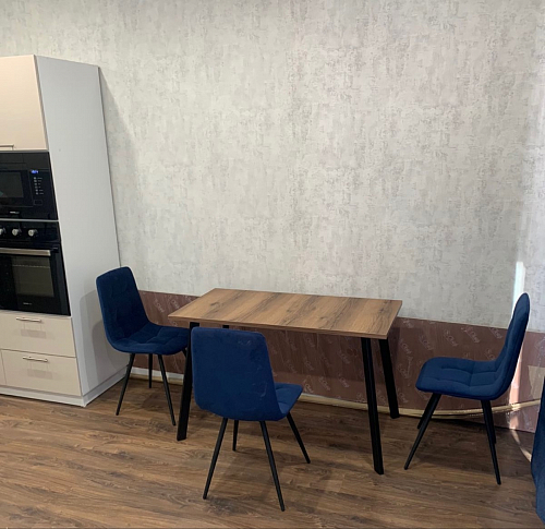 Стол Тринити Лофт 120 32 мм бетон / черный матовый фото покупателя 274