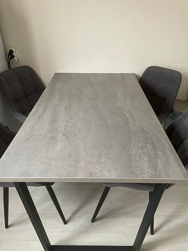 Деревянный стол Лота Лофт 120x75 дуб крафт табачный / черный матовый фото покупателя 994