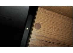 Письменный стол Леон Лофт дуб делано темный / черный матовый фото покупателя 111