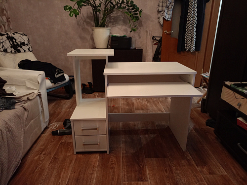 Компьютерный стол Джаз-24 левый венге фото покупателя 148