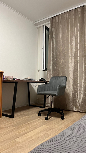 Деревянный стол Лота Лофт 140х80 черный матовый / бетон светлый фото покупателя 784