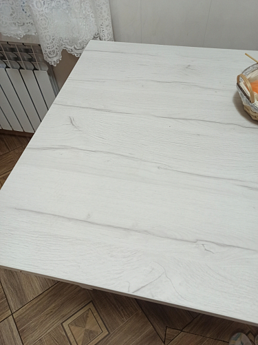 Стол раскладной Лота Лофт 120 25 мм юта / черный матовый фото покупателя 790