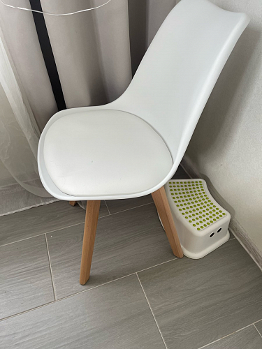 Стул Bonuss blue / wooden legs фото покупателя 94