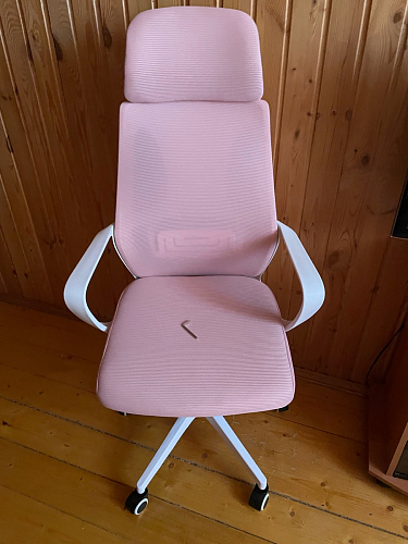 Компьютерное кресло Golem dark gray / gray / white фото покупателя 64