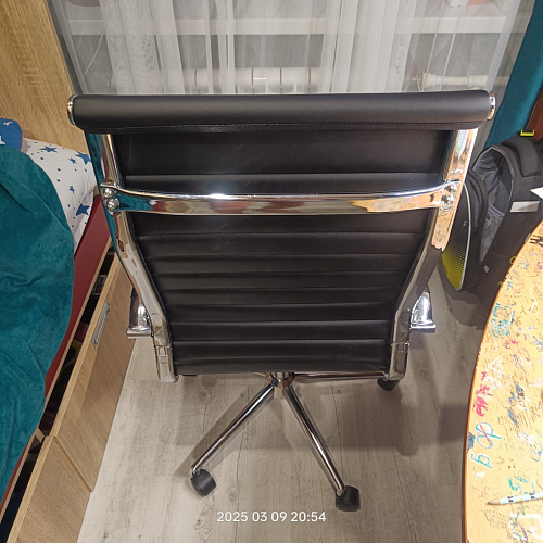 Компьютерное кресло Reus белая сетка / хром фото покупателя 75