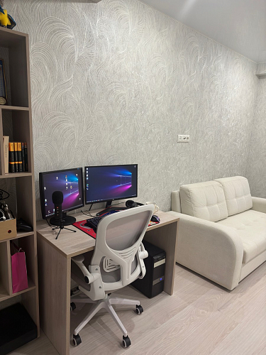 Компьютерное кресло Konfi light gray / blue / white фото покупателя 176