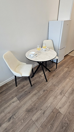 Стул на металлокаркасе Kora green / black фото покупателя 362