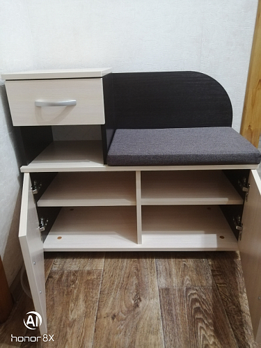 Обувница Аврора дуб млечный / венге фото покупателя 9