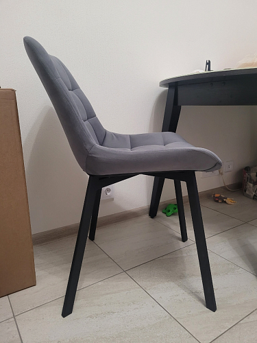 Стул на металлокаркасе Челси К бирюзовый / черный фото покупателя 160