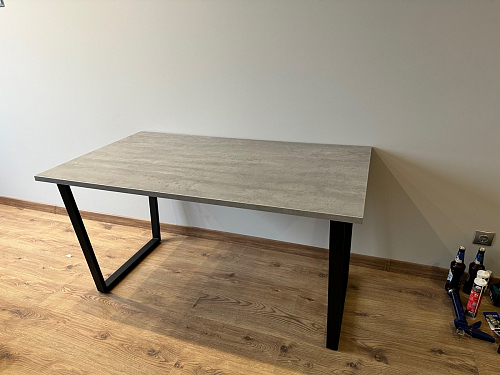 Деревянный стол Лота Лофт 140х80 дуб крафт табачный / черный матовый фото покупателя 212