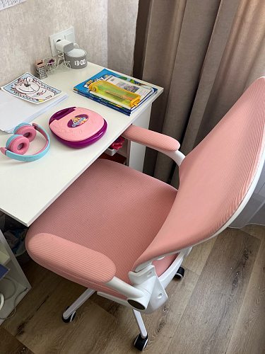 Компьютерное кресло Konfi light gray / blue / white фото покупателя 32