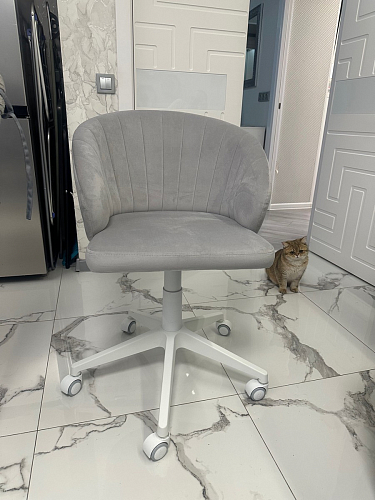 Компьютерное кресло Пард confetti silver серый / черный фото покупателя 169