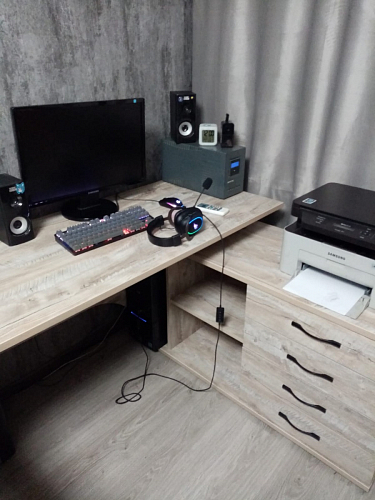 Компьютерный стол КСТ-109П правый венге фото покупателя 14