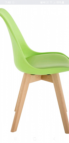 Деревянный стул Bonuss темно-серый / черное сидение / черный фото покупателя 84