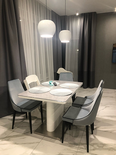 Стул на металлокаркасе Kora green / black фото покупателя 173