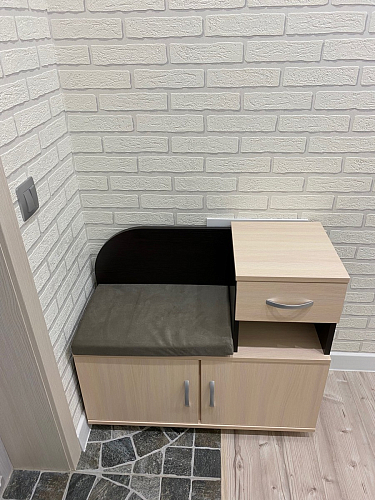 Обувница Аврора дуб млечный / венге фото покупателя 153