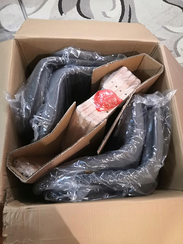 Стул Bonuss blue / wooden legs фото покупателя 4