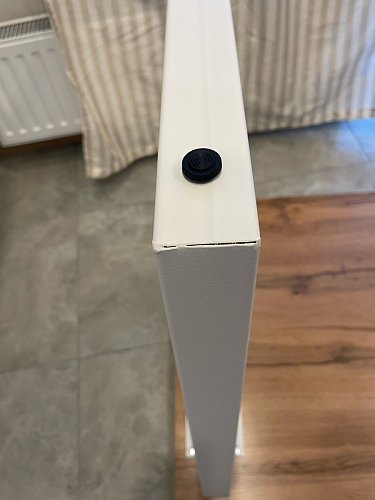 Деревянный стол Лота Лофт 120х75 белый матовый / дуб крафт золотой фото покупателя 395