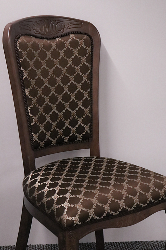 Деревянный стул Клето патина золото / ромб из шоурума 8