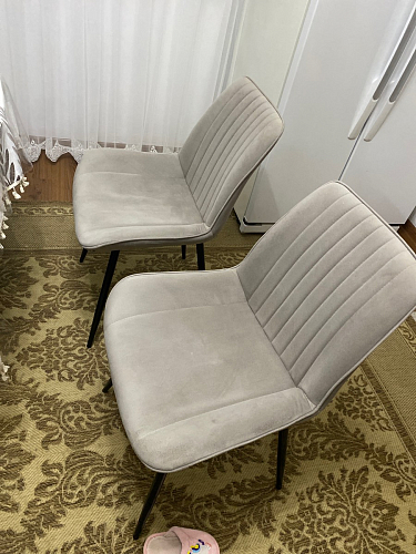 Стул на металлокаркасе Седа К кирпичный / черный фото покупателя 353