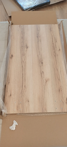 Деревянный стол Лота Лофт 120x75 дуб крафт табачный / черный матовый фото покупателя 381