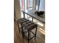 Барный стул Лофт кожзам d1 / черный матовый фото покупателя 270