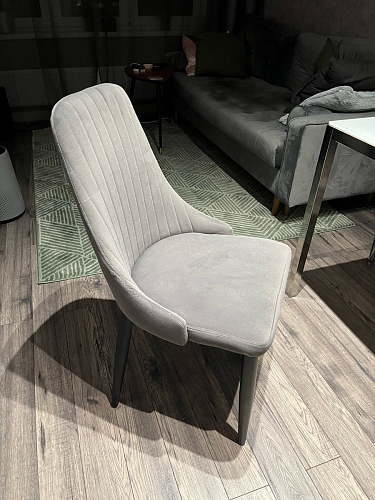 Стул на металлокаркасе Kora light blue / white фото покупателя 131