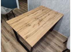 Стол Лота Лофт 140 25 мм черный матовый / бетон фото покупателя 542