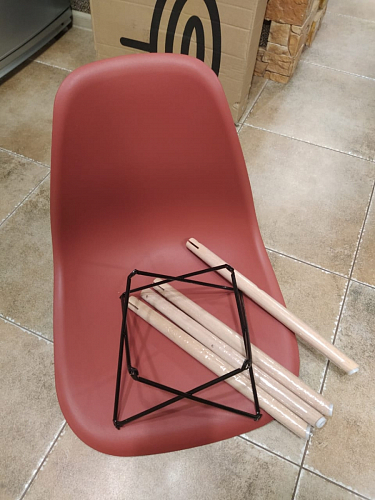 Пластиковый стул Eames PC-015 серый фото покупателя 275