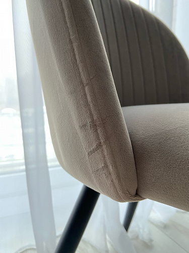 Стул на металлокаркасе Gabi-1 wine red / black фото покупателя 661