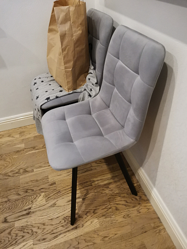 Стул на металлокаркасе Чилли синий / белый фото покупателя 1369