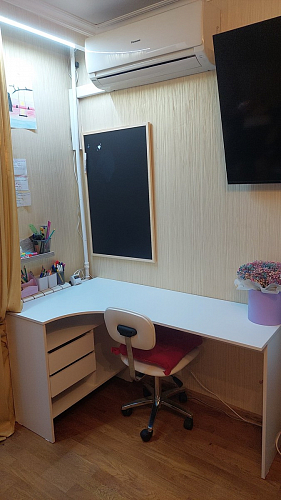 Письменный стол СПм-25 левый дуб сонома фото покупателя 81