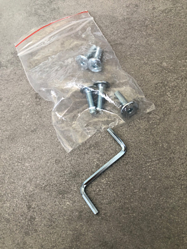 Стол Тринити Лофт 120 32 мм бетон / черный матовый фото покупателя 229