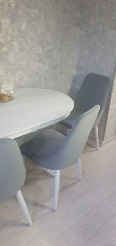 Стул на металлокаркасе Kora black / gray фото покупателя 75