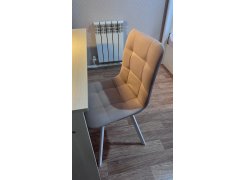 Стул на металлокаркасе Чилли горчичный / белый фото покупателя 649