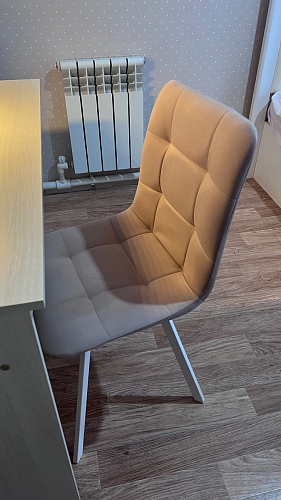 Комплект стульев Чилли 2 шт бежевый / черный фото покупателя 649