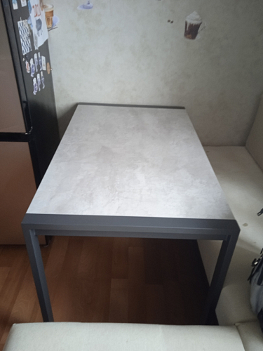 Стол Центавр бетон / графит фото покупателя 15