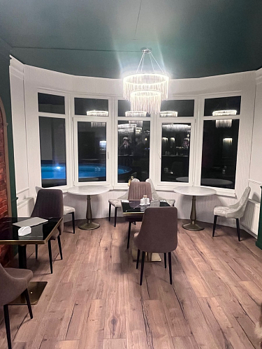 Стул на металлокаркасе Kora beige / black фото покупателя 305