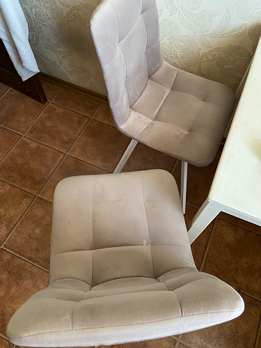 Стул на металлокаркасе Чилли синий / белый фото покупателя 1351