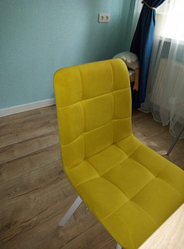 Стул на металлокаркасе Чилли К кирпичный / черный фото покупателя 639