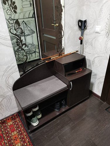 Обувница Аврора дуб млечный / венге фото покупателя 81