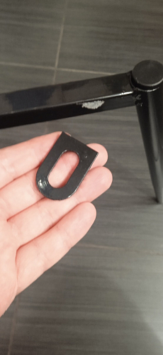 Стул на металлокаркасе Седа К латте / черный фото покупателя 260