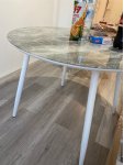 Стеклянный стол Анселм белый: отзыв о товаре