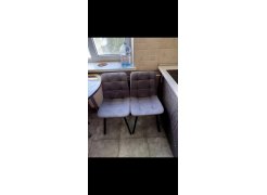 Стул на металлокаркасе Чилли горчичный / белый фото покупателя 505