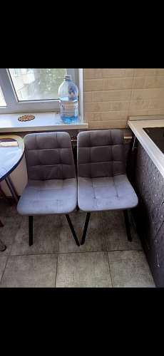 Комплект стульев Чилли 2 шт бежевый / черный фото покупателя 505