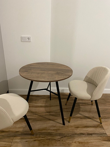 Стул на металлокаркасе Gabi gray / black фото покупателя 364