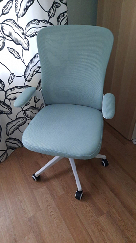 Компьютерное кресло Konfi gray / blue / white фото покупателя 164