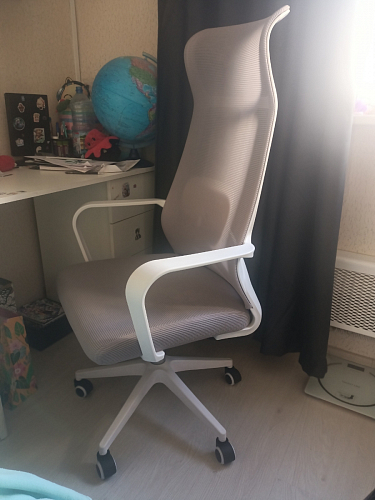 Компьютерное кресло Tilda темно-серый / бежевый / белый фото покупателя 7